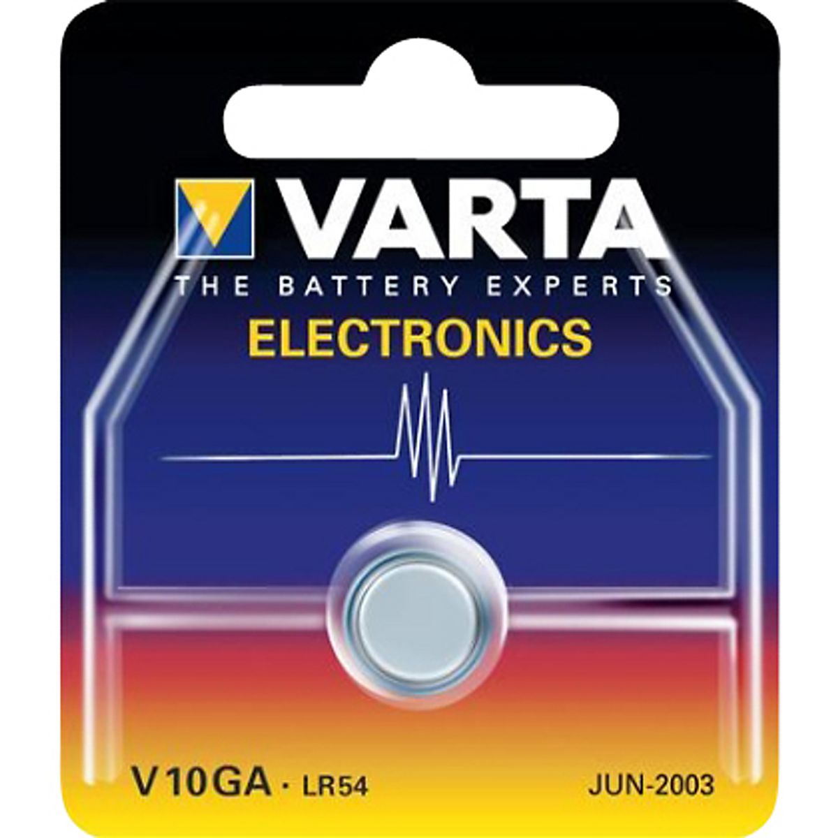 Varta Batteri V10Ga Ø11,6X3,05Mm 1.5V Lr54