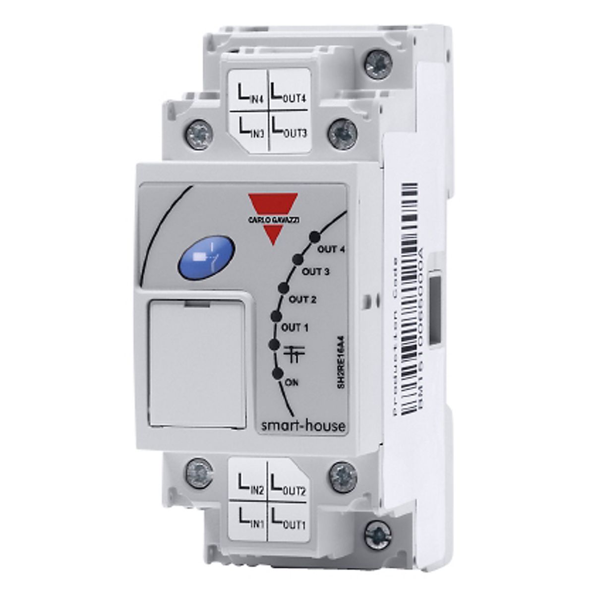 Output modul 4 sep.relæ sh2re16a4