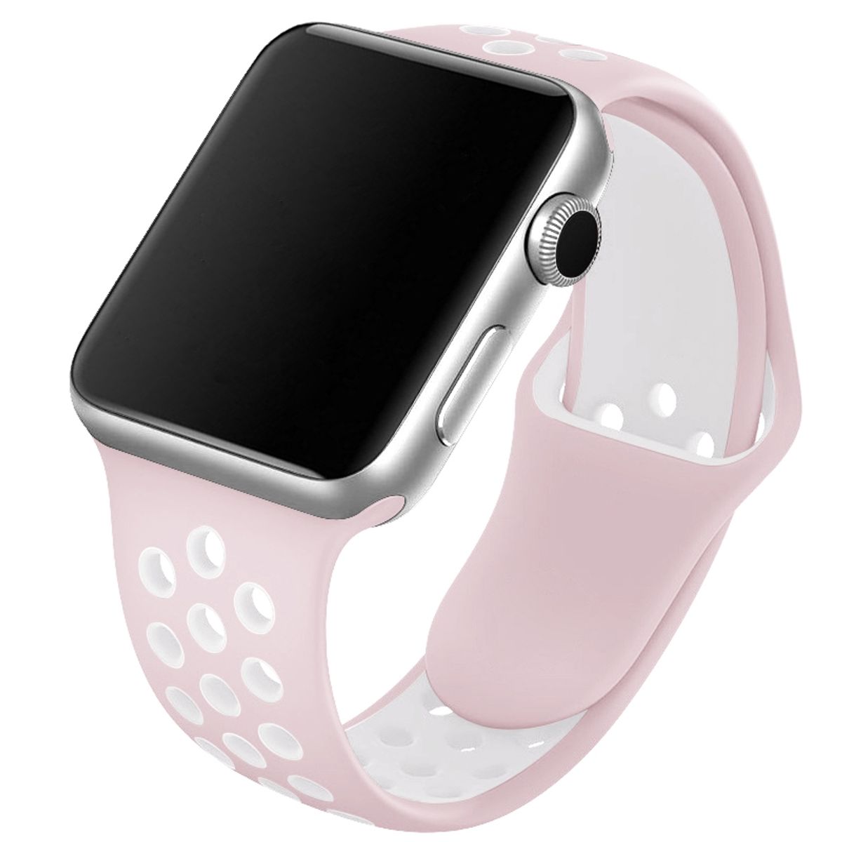 Apple Watch rem 38mm / 40mm lyserød silikone