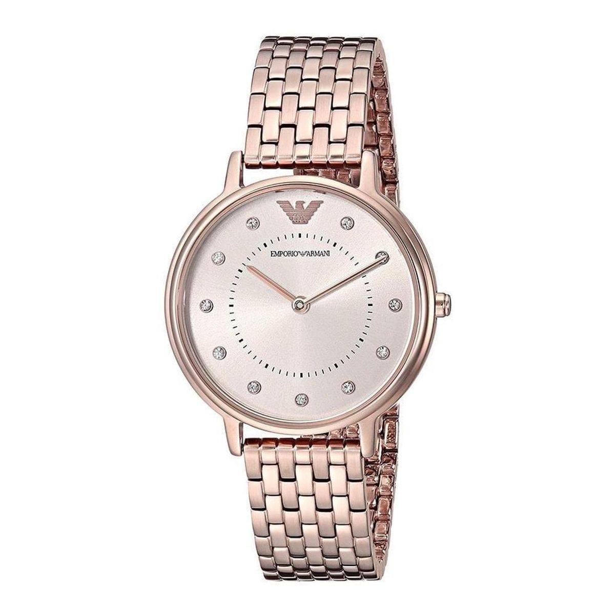 Emporio Armani Gianni T-bar Rosegold Dameur AR11062