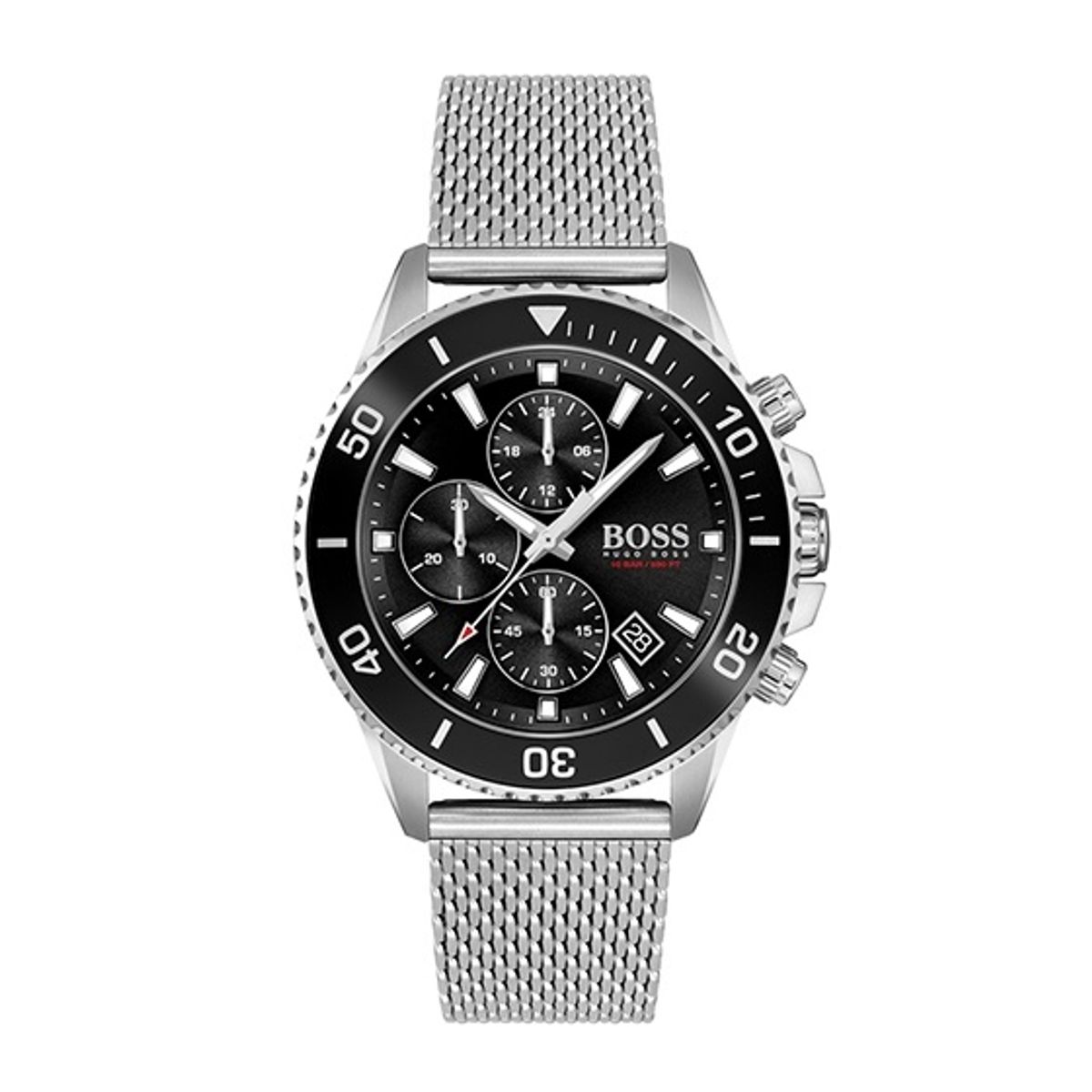 HUGO BOSS Admiral Black Mesh Herreur HB1513904