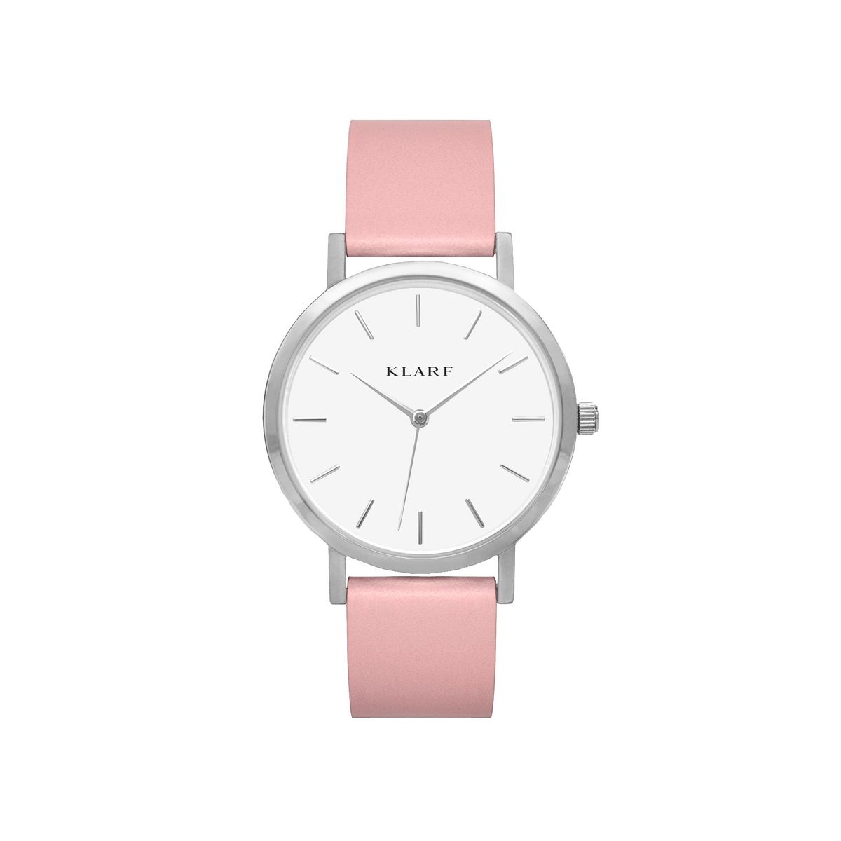 KLARF Classic Silver & Pink Leather Dameur