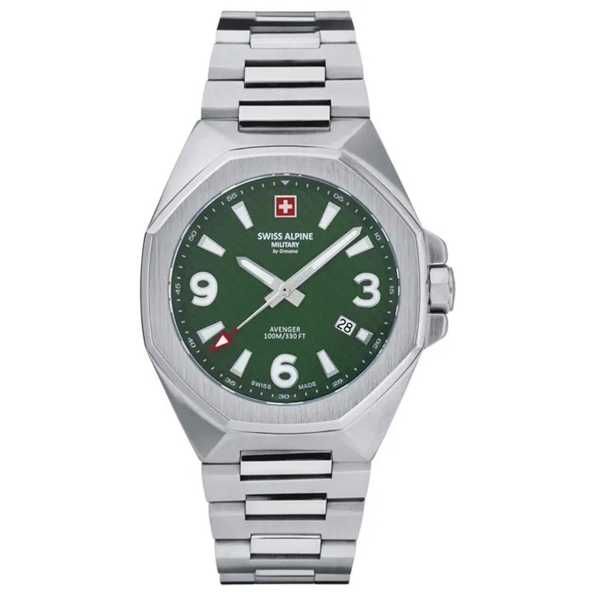 Swiss Alpine Military Typhoon Steel Green Herreur