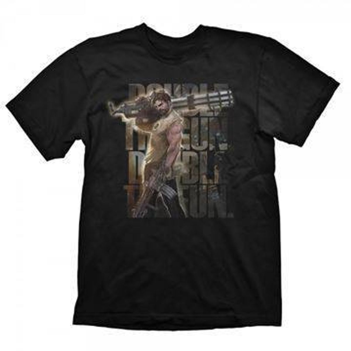 Serious Sam "Double The Gun - DoubleThe Fun" T-shirt - (L)