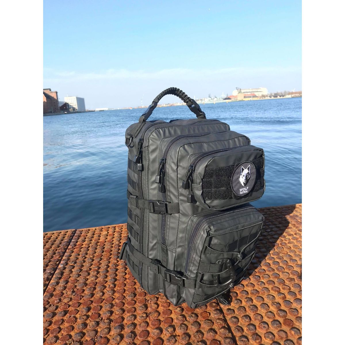 Stor sort rygsæk | US ASSAULT PACK LARGE TACTICAL BLACK - MIL-TEC