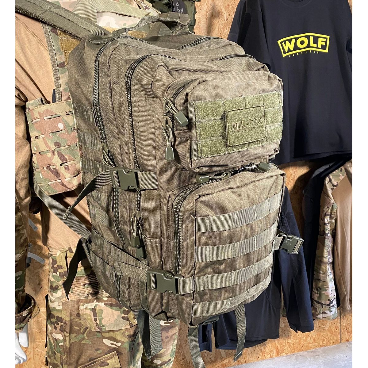 GRØN RYGSÆK | US ASSAULT PACK LARGE GRØN - MIL-TEC