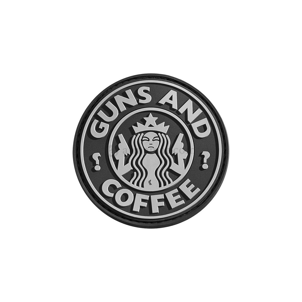 Guns and Coffee Rubber Patch - JTG