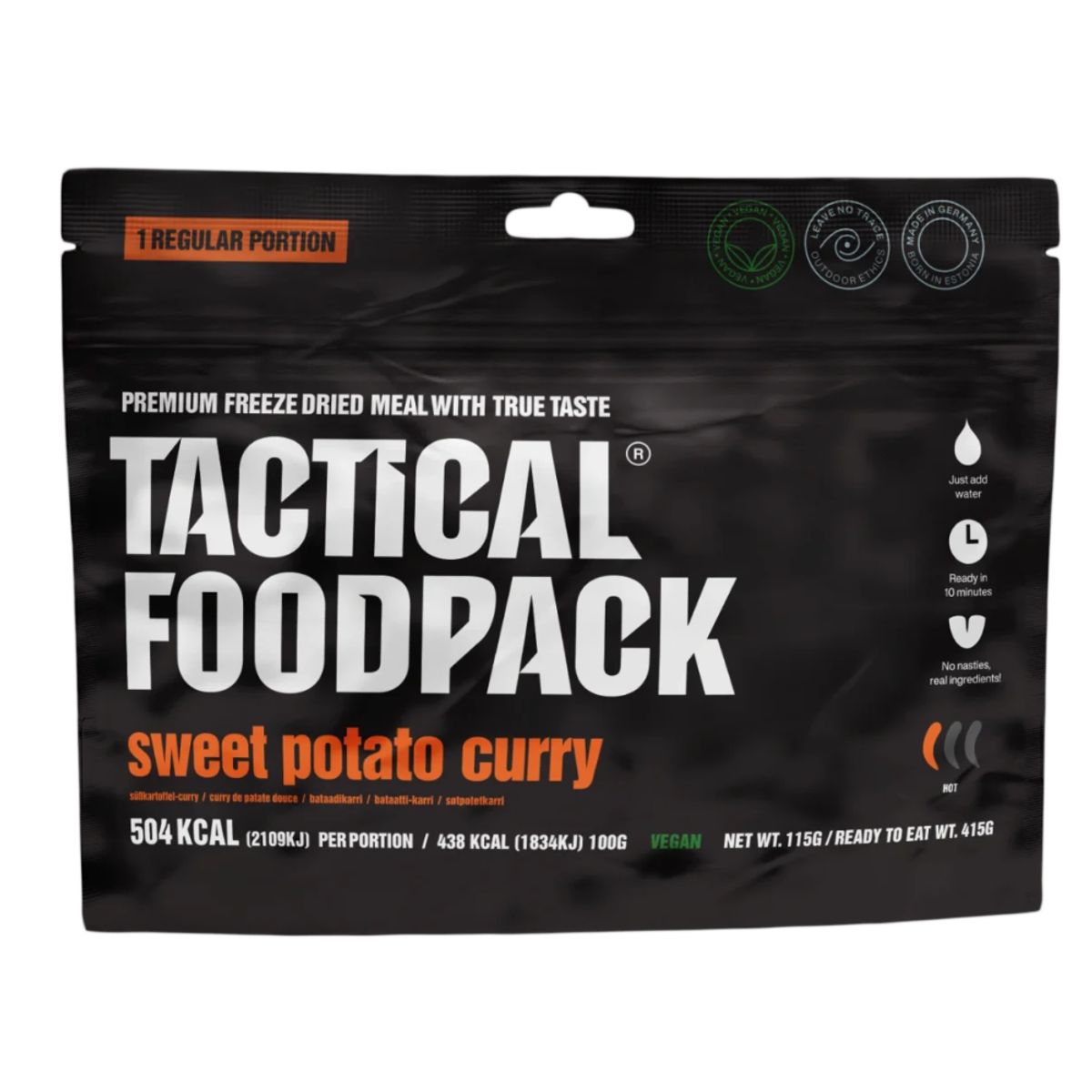 Frysetørret mad - Sød kartoffel i karry - Tactical Foodpack®