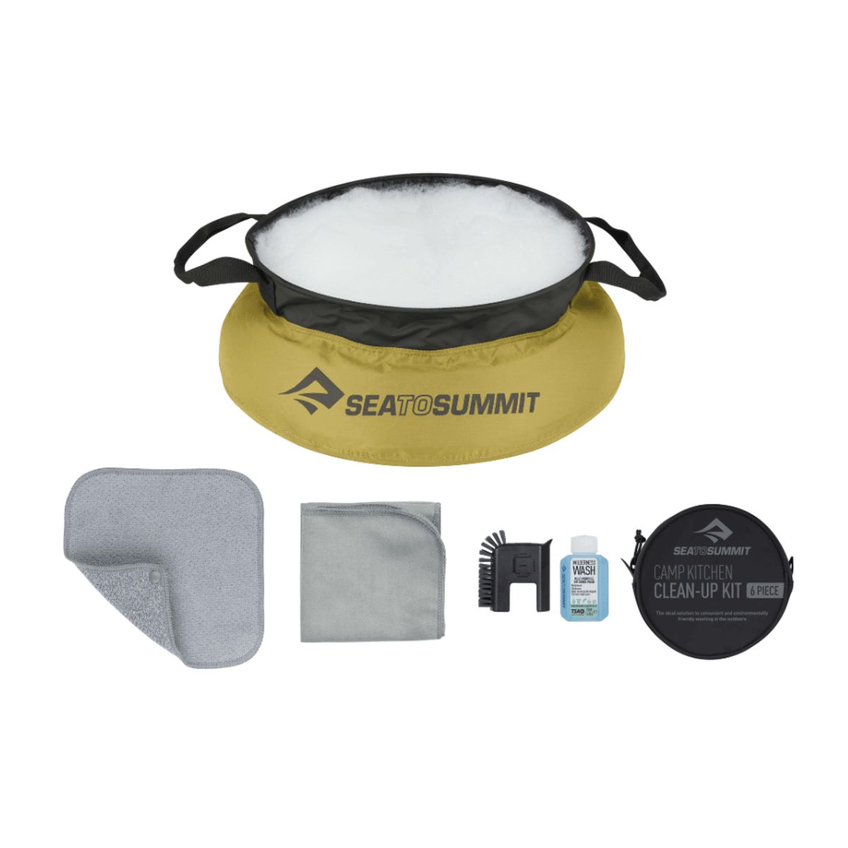 Sea to Summit Camp Kitchen Clean-Up Kit 6 Piece Set