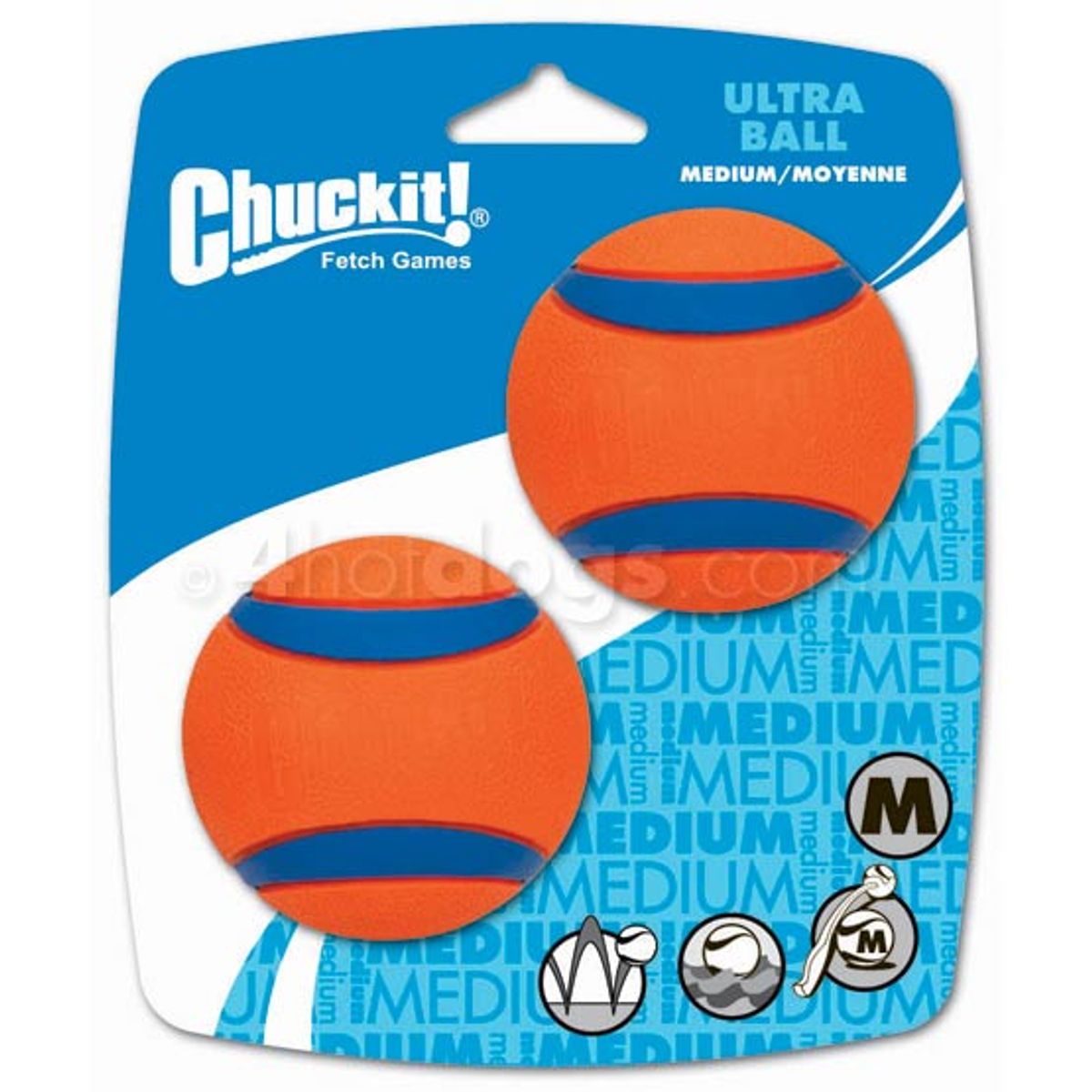 Ultra Ball - ekstra holdbare bolde-M:Ø:6,2 cm