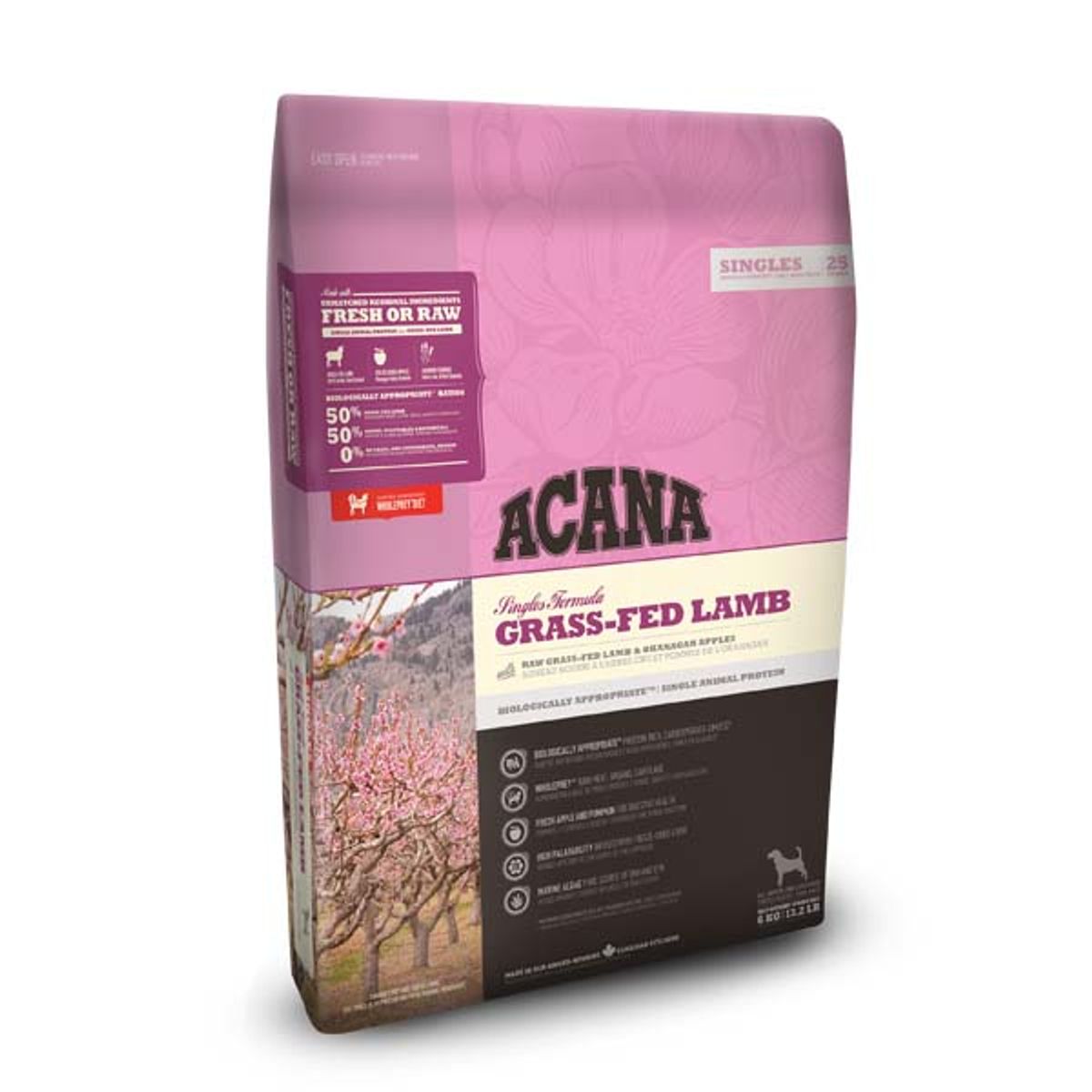 ACANA hundefoder Grass fed lam 2 kg