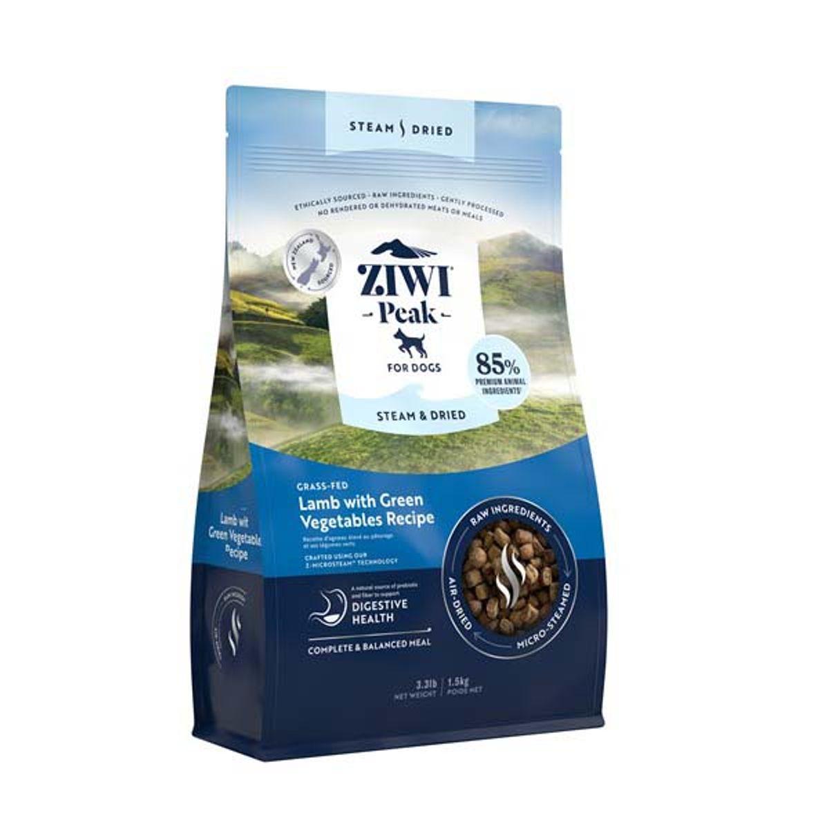 ZiwiPeak hundefoder med lam 1,5 kg