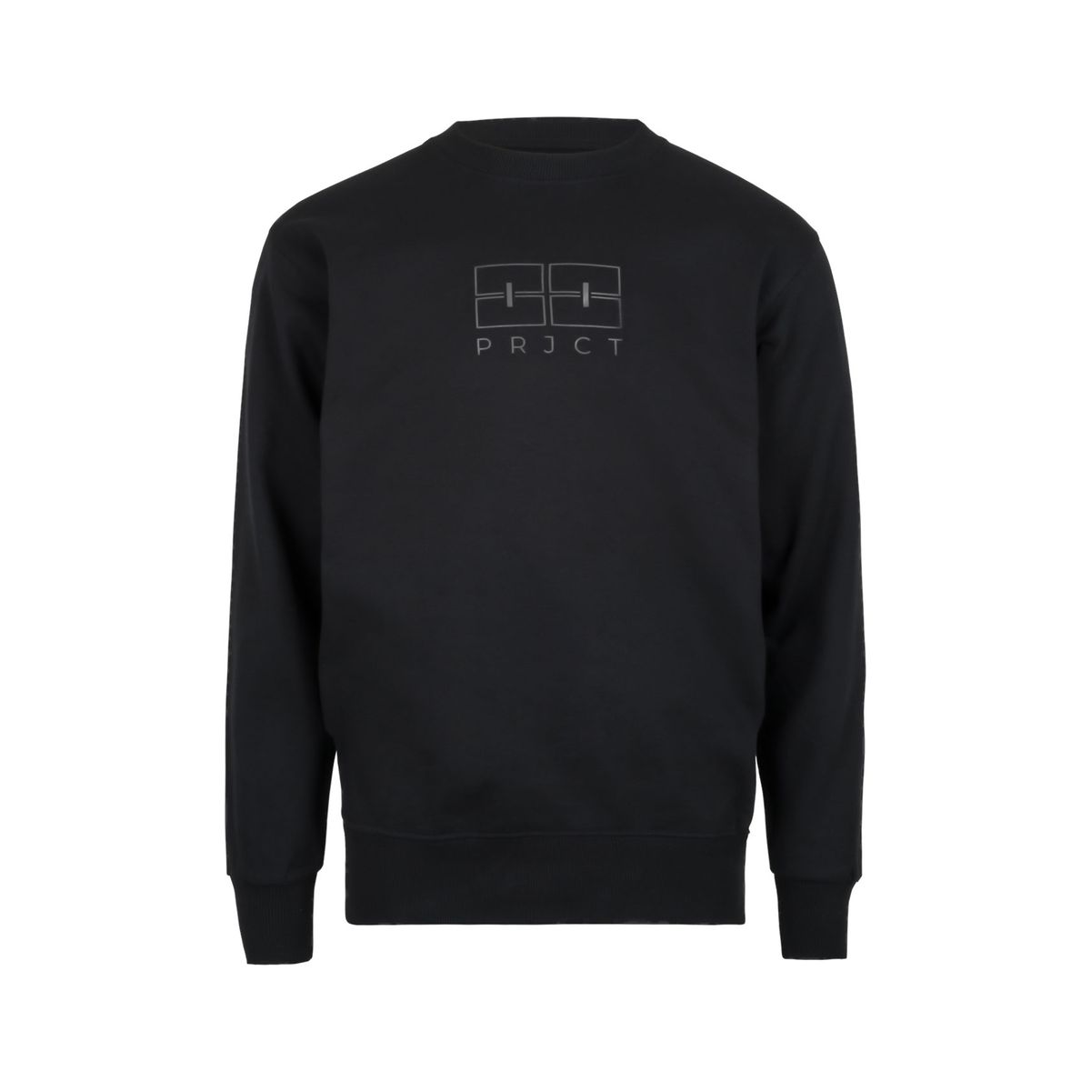 LOGO COLLECTION Sweatshirt front reflective logo Black