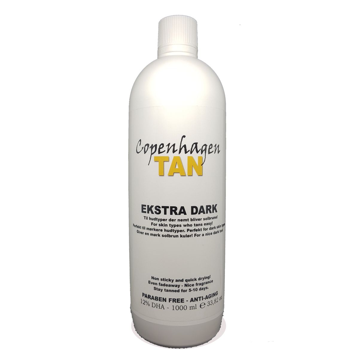 Spray tan væske 12%, Ekstra Dark CopenhagenTAN - 1 liter