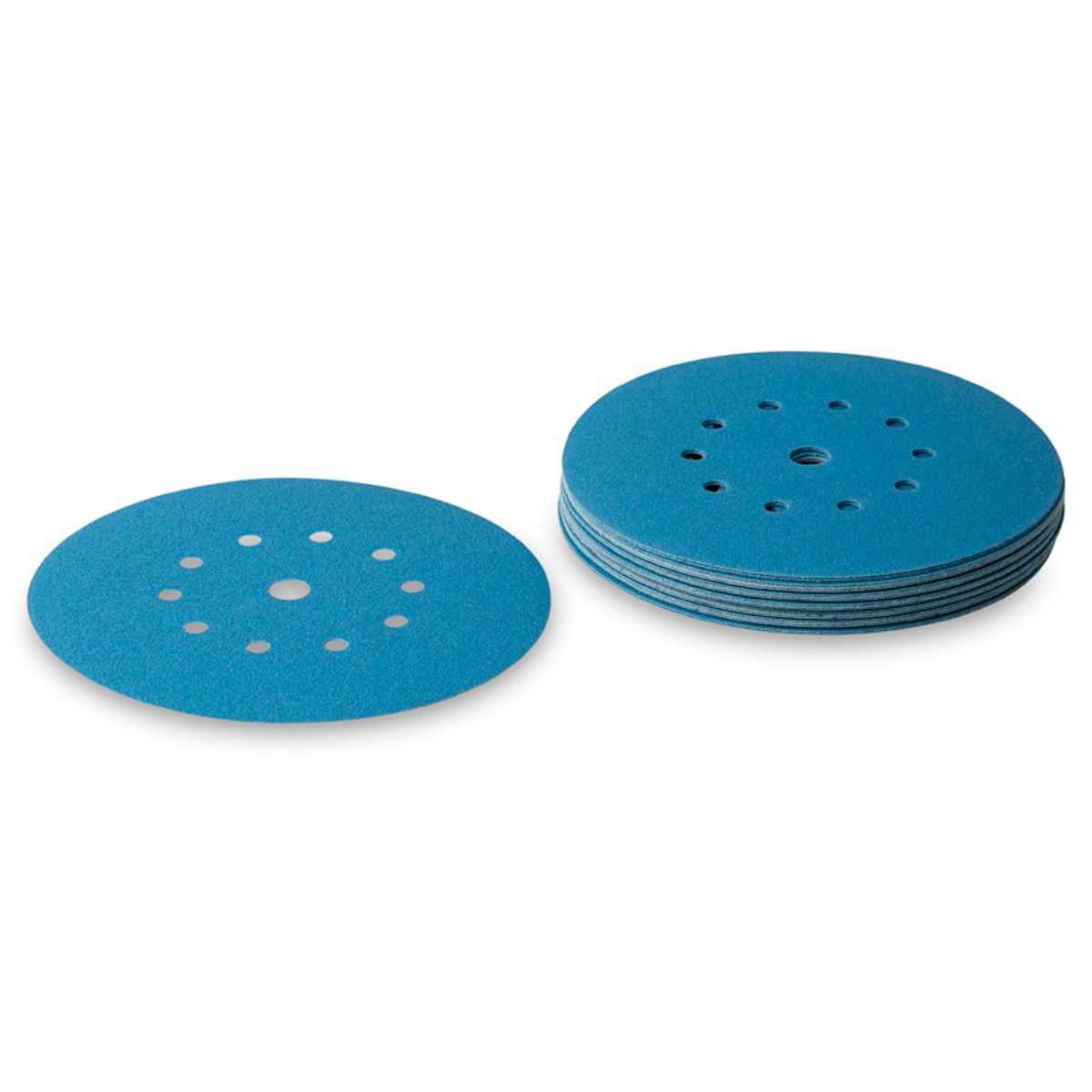 ø225mm Girafsliberondeller med 10+1 hul - 25 stk. Cool Blue Korn P40