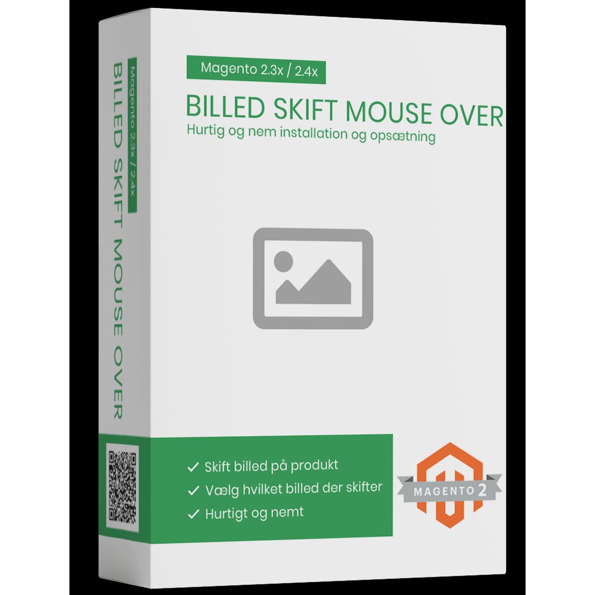 Magento2 billed skift mouse over