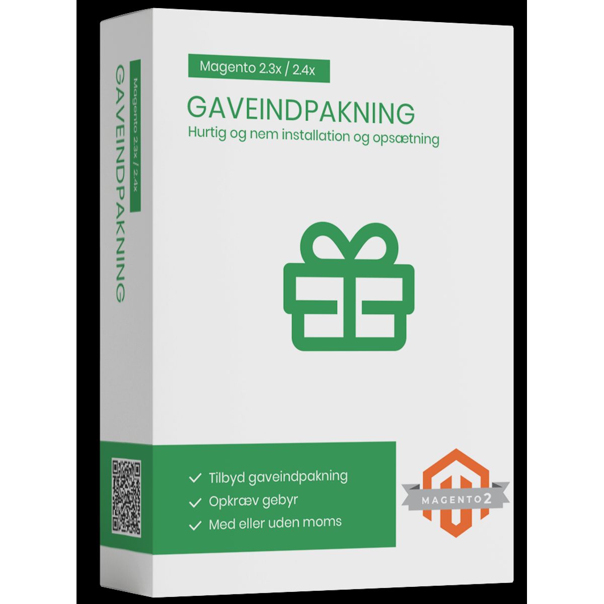 Gaveindpakning Magento2