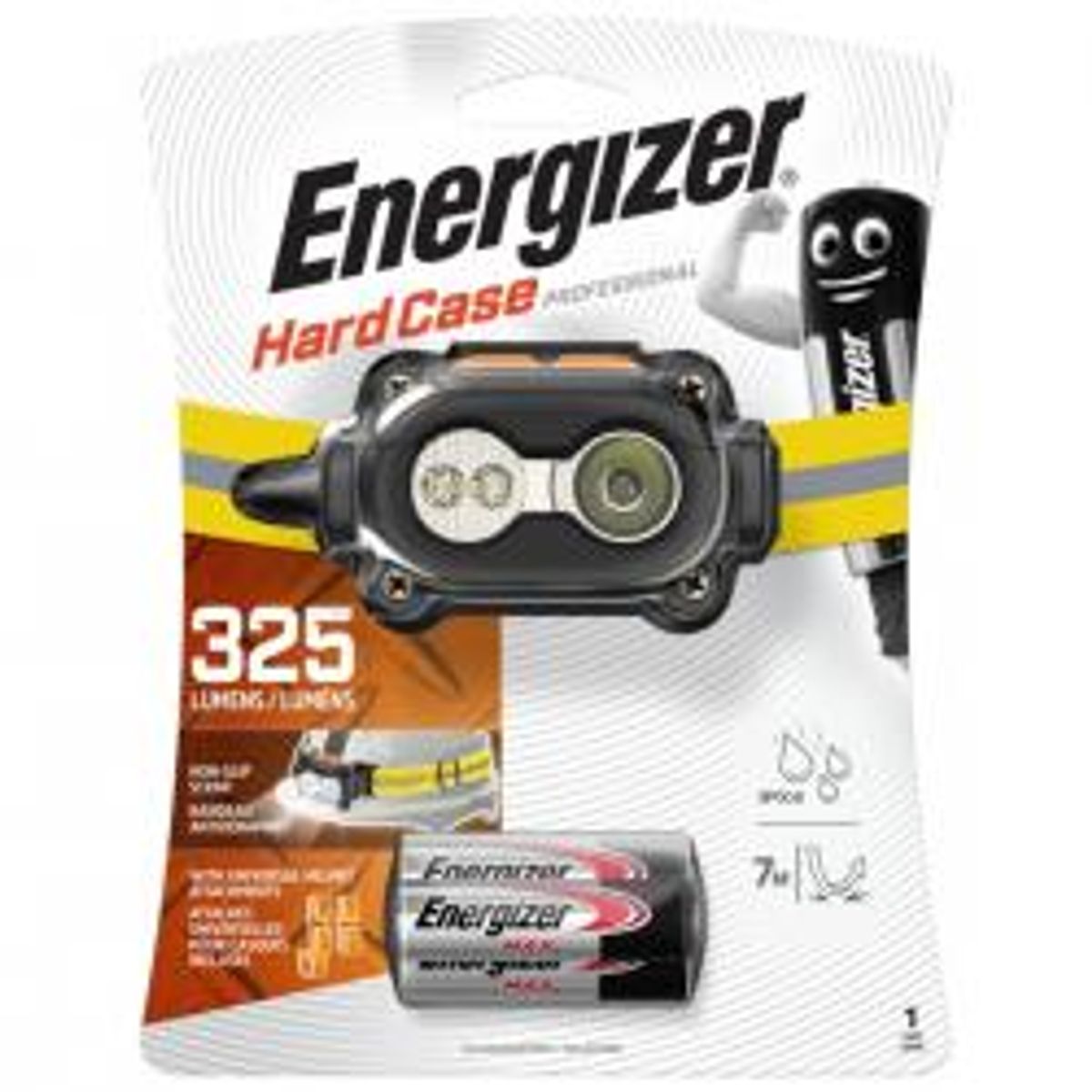 Energizer HARDCASE HEADLIGHT W/ATTACHMENT - Pandelampe