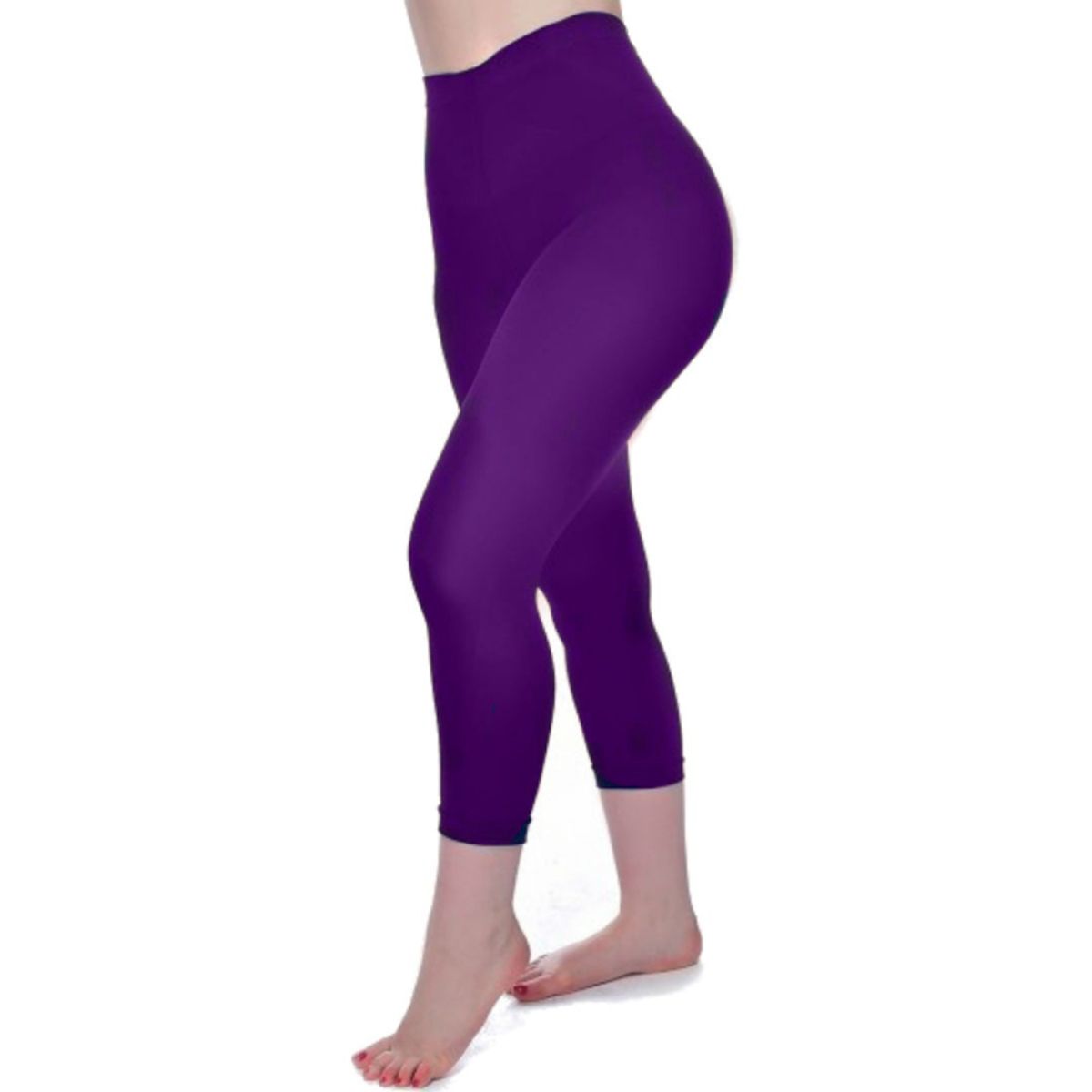 Capri Leggings - Purple