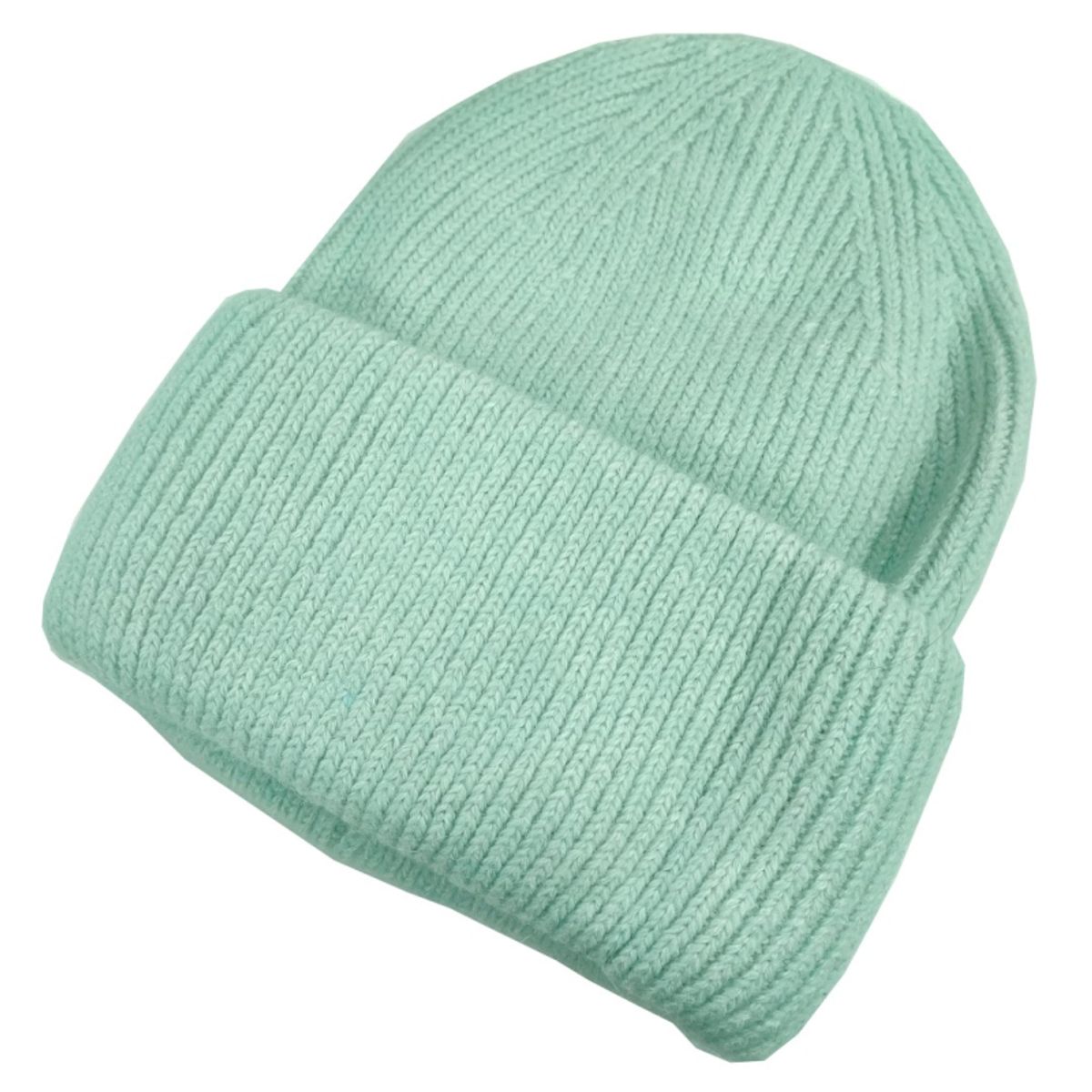 Mint Angora Beanie