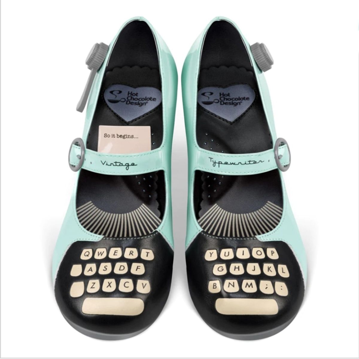 Typewriter Midi Heels sko