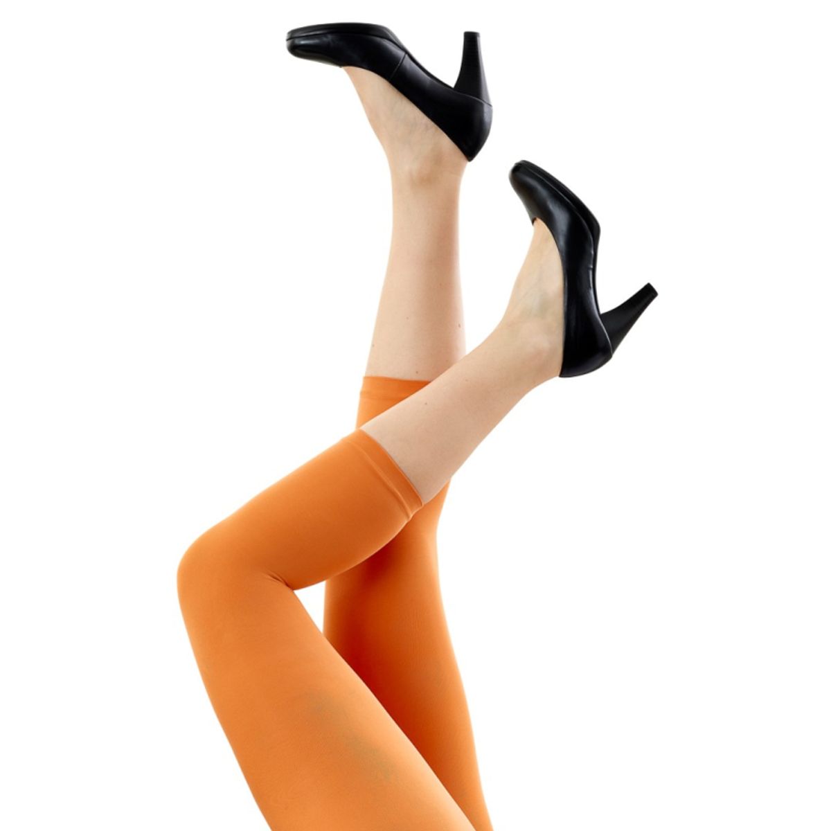 Plus size 3/4 Leggings i Orange - Amelie Tomato Festival96120