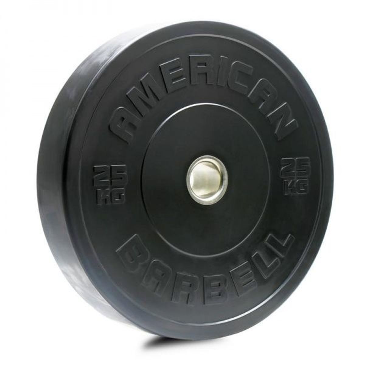 American Barbell Black Sport Bumper Plate 25 kg