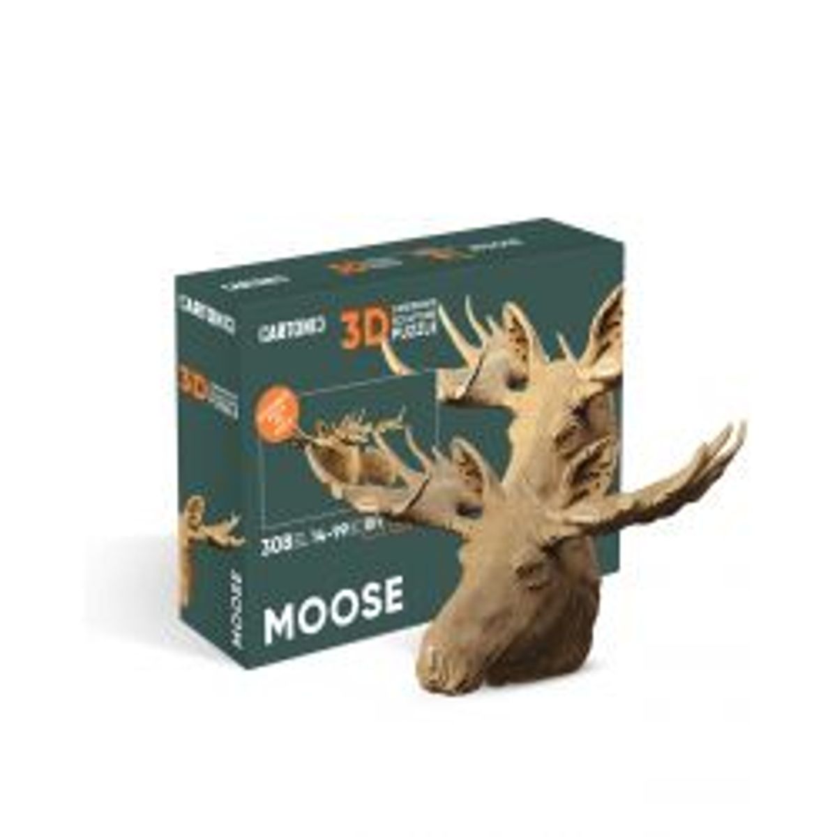 Cartonic 3d Puzzle Moose - Puslespil