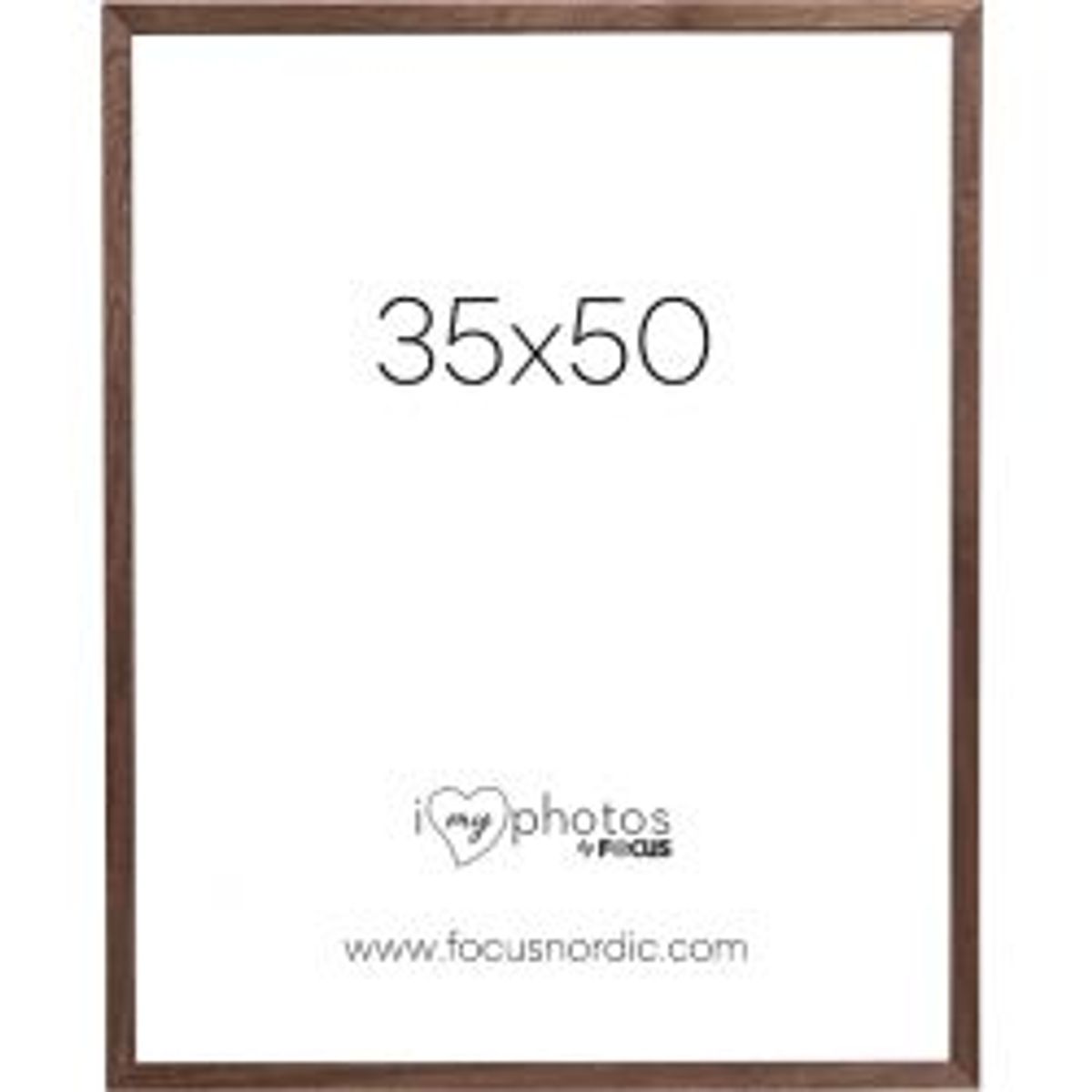 Focus Soul Walnut veneer 35X50 - Ramme