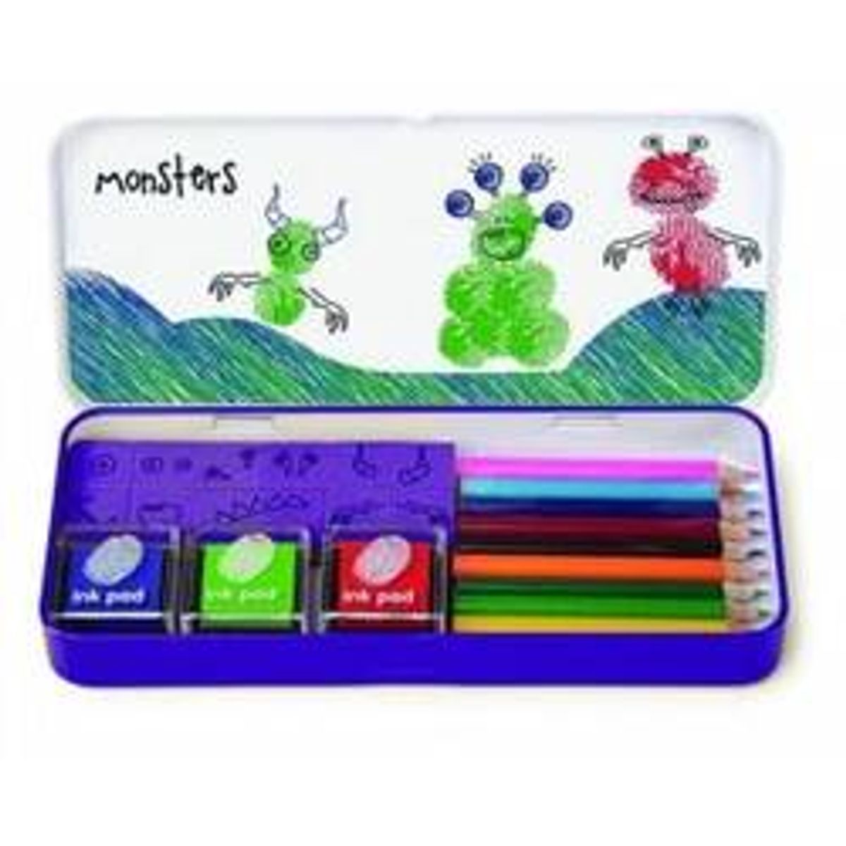 NPW - Finger Print Art Set Monsters