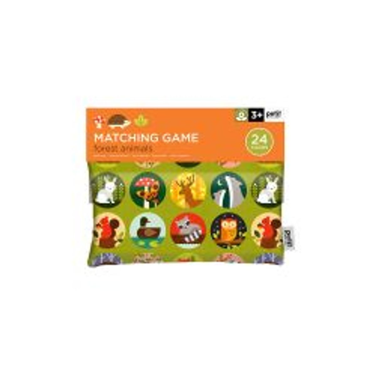 Petit Collage Memory Game Forest Animals - Spil