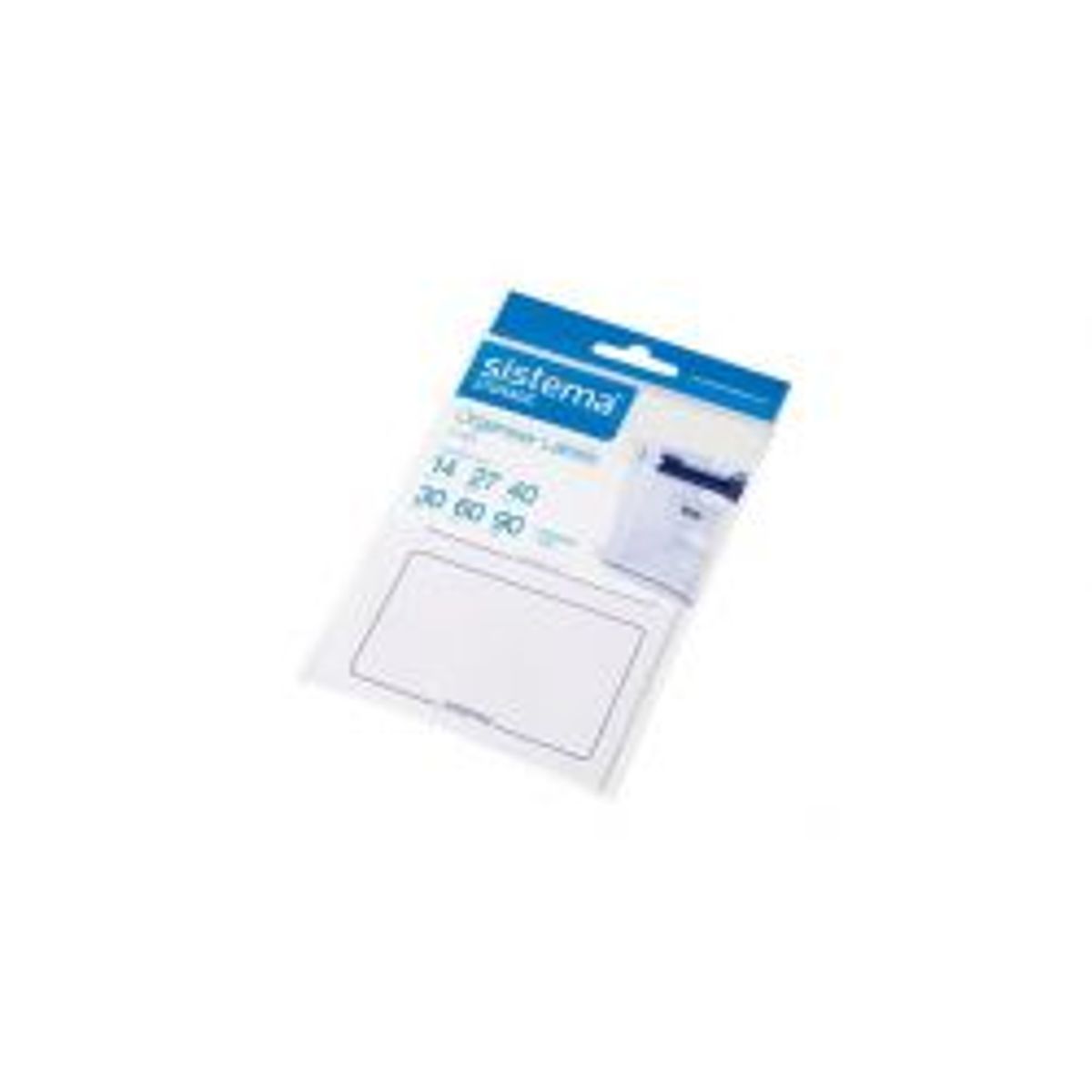 Sistema Organiser Labels Pack Of 8 - Klistermærker