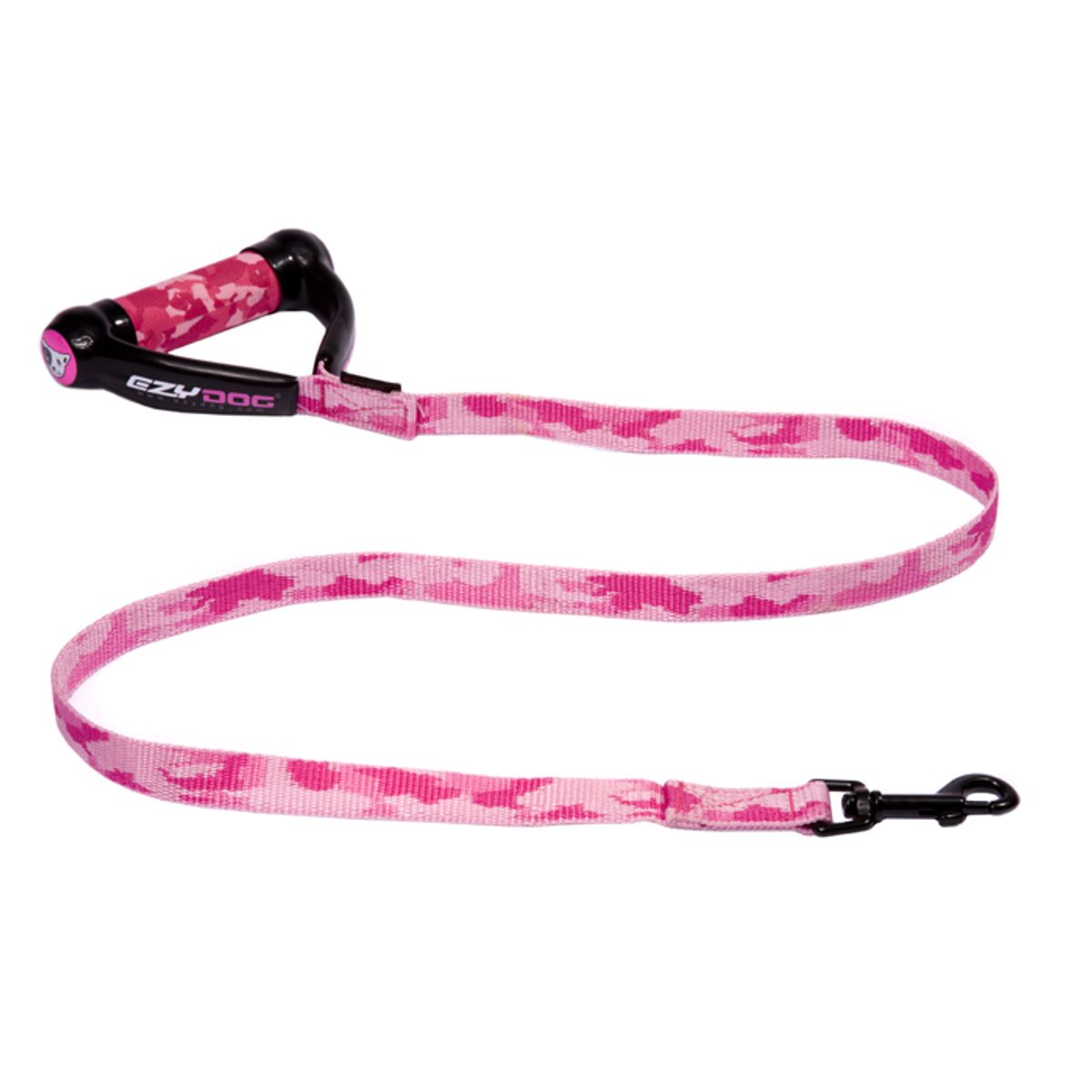 Ezydog Webster line med trekantet håndtag. Pink Camo.