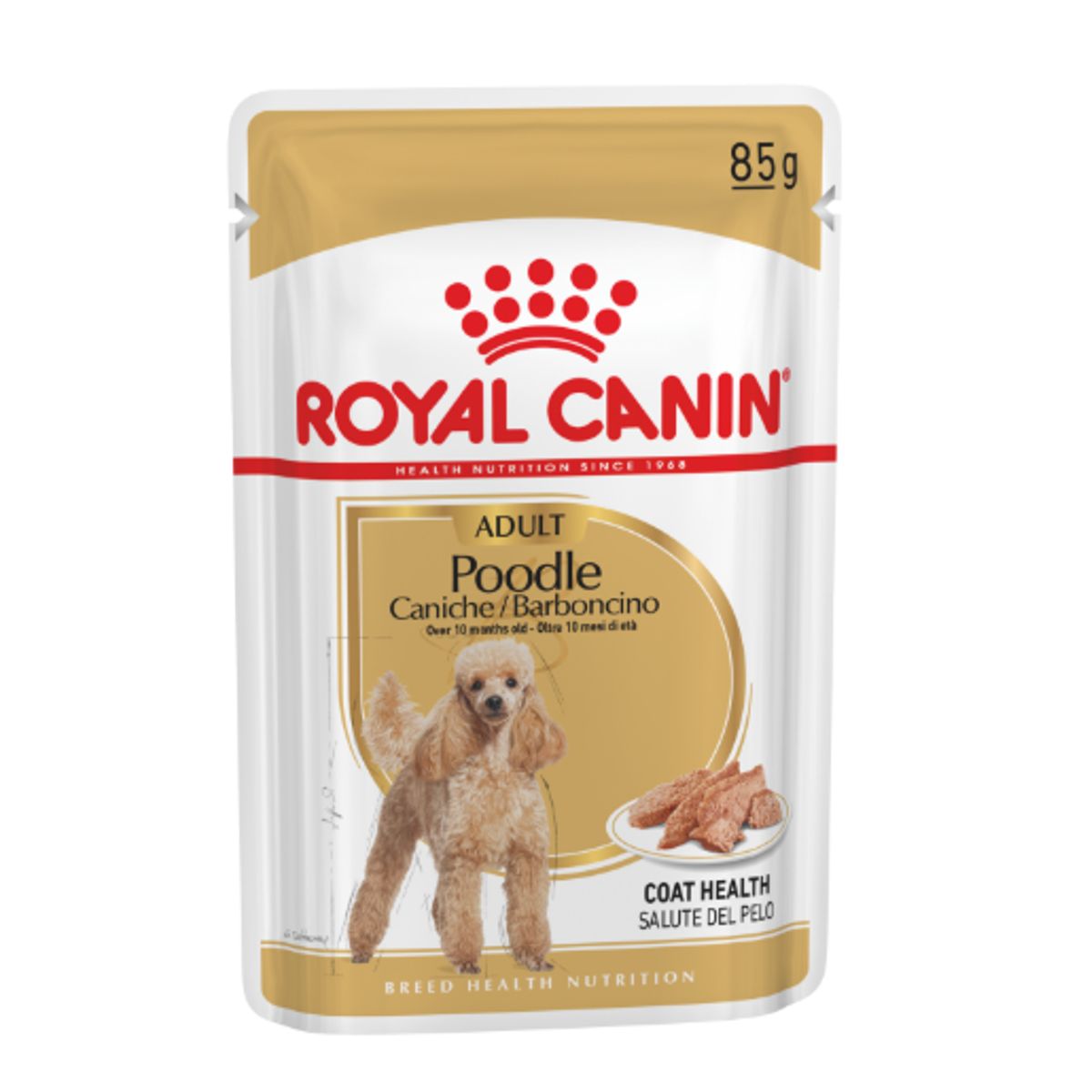 Royal Canin vådfoder Poodle / Puddel. Adult - over 10 måneder. 12x85g.