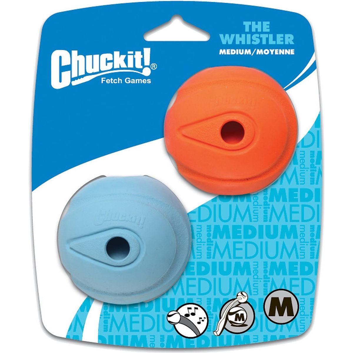 Chuckit Fetch Bold. The Whistler Ball.