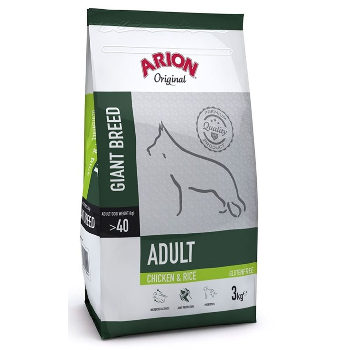 Arion Original Adult Giant Breed - Kylling og Ris. 12kg