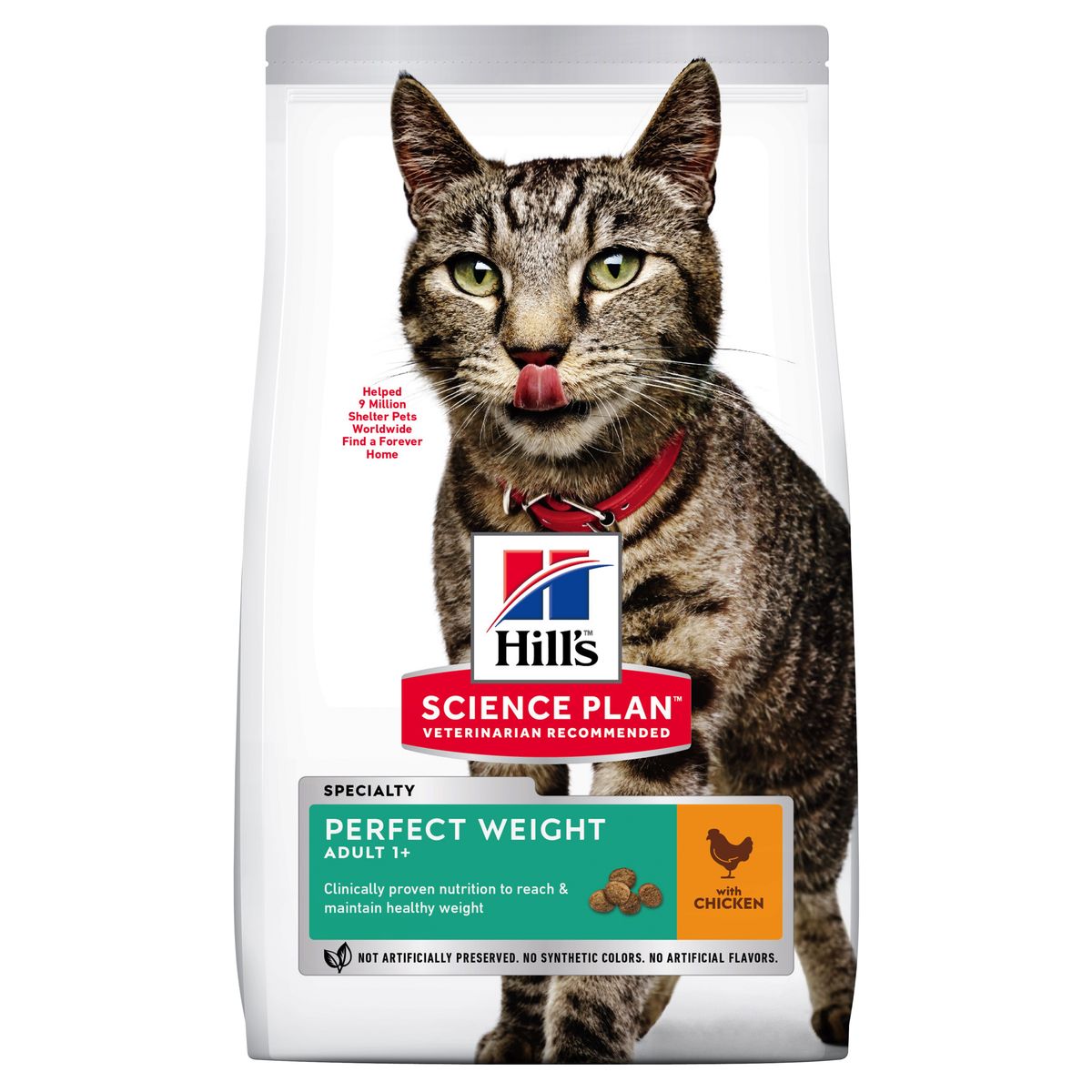 Hill's Science Plan&trade; Feline Adult Perfect Weight. Chicken.