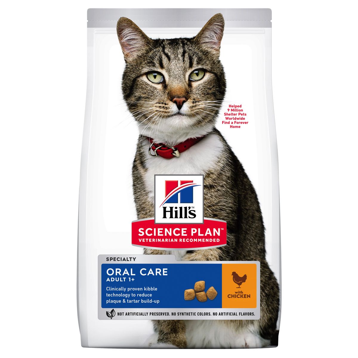 Hill's Science Plan Feline Adult Oral Care Chicken 7kg.