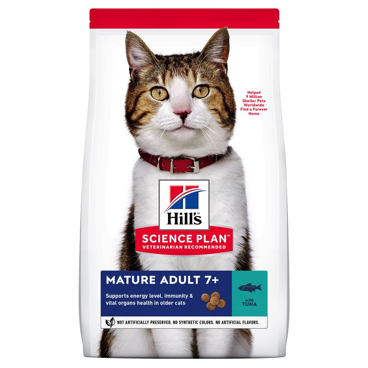 Hill's Science Plan&trade; Feline Mature Adult 7 + Tuna 1.5kg