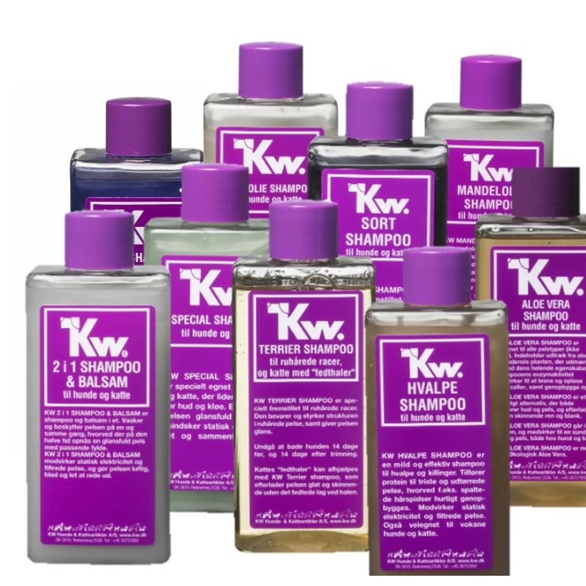 KW Shampoo. 200ml el. 500ml. Flere varianter.