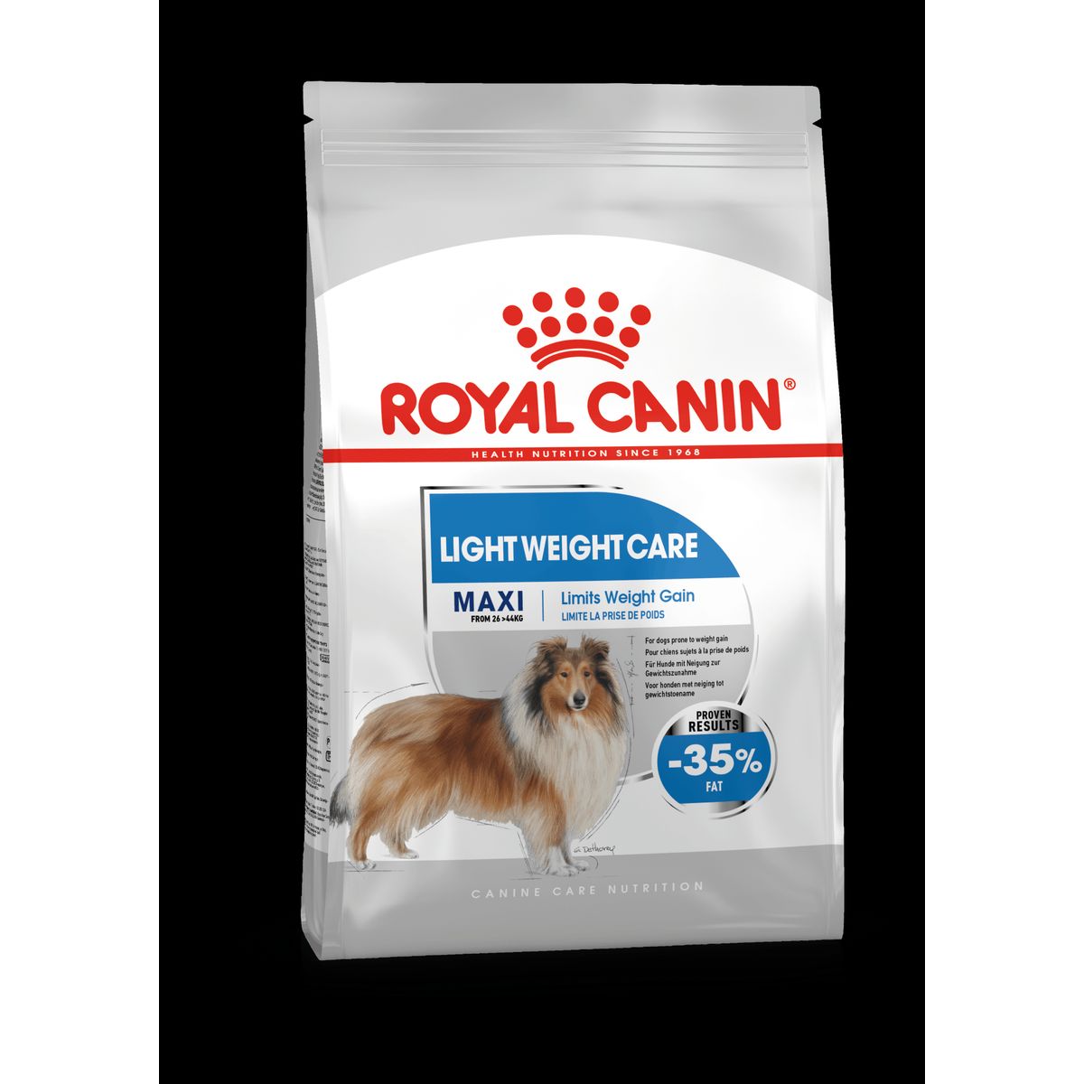 Royal Canin Maxi LIGHT Weightcare. Hunde med særlige behov over 15 måneder. 26-44kg. (12kg)