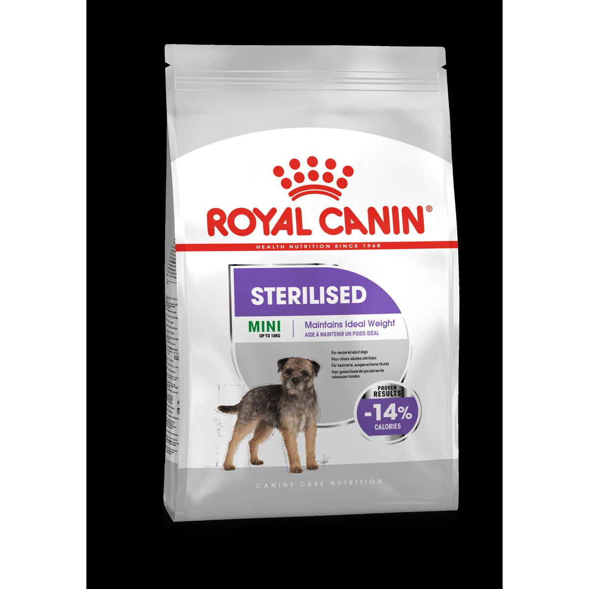 Royal Canin Mini Sterilised Adult. Til Steriliserede/kastrerede hunde. Over 10 måneder