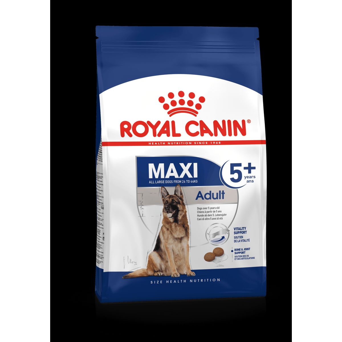 Royal Canin Maxi Adult 5+. Hunde over 5 år. 26-44kg. (15kg)