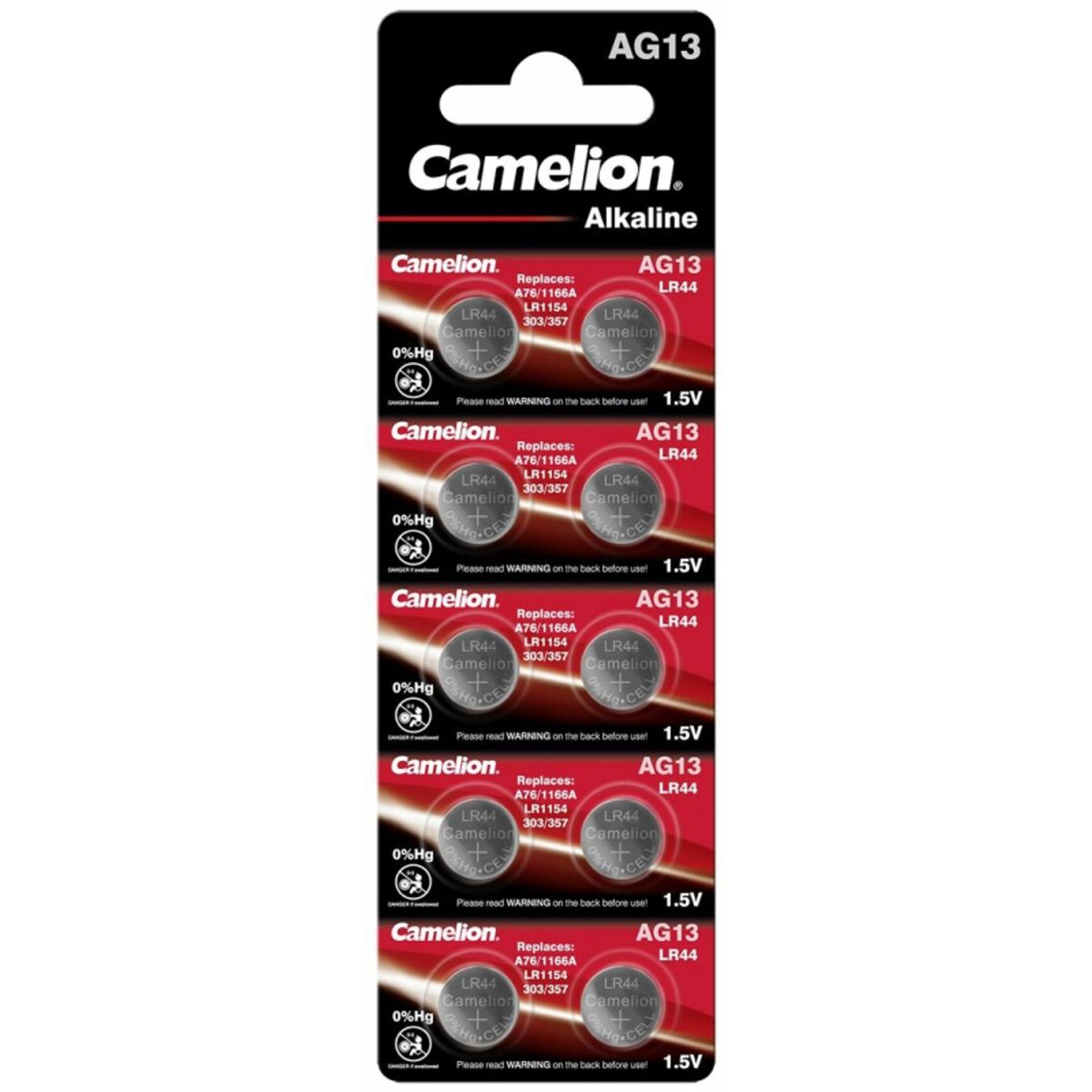 Camelion AG13/LR44, 10-pak