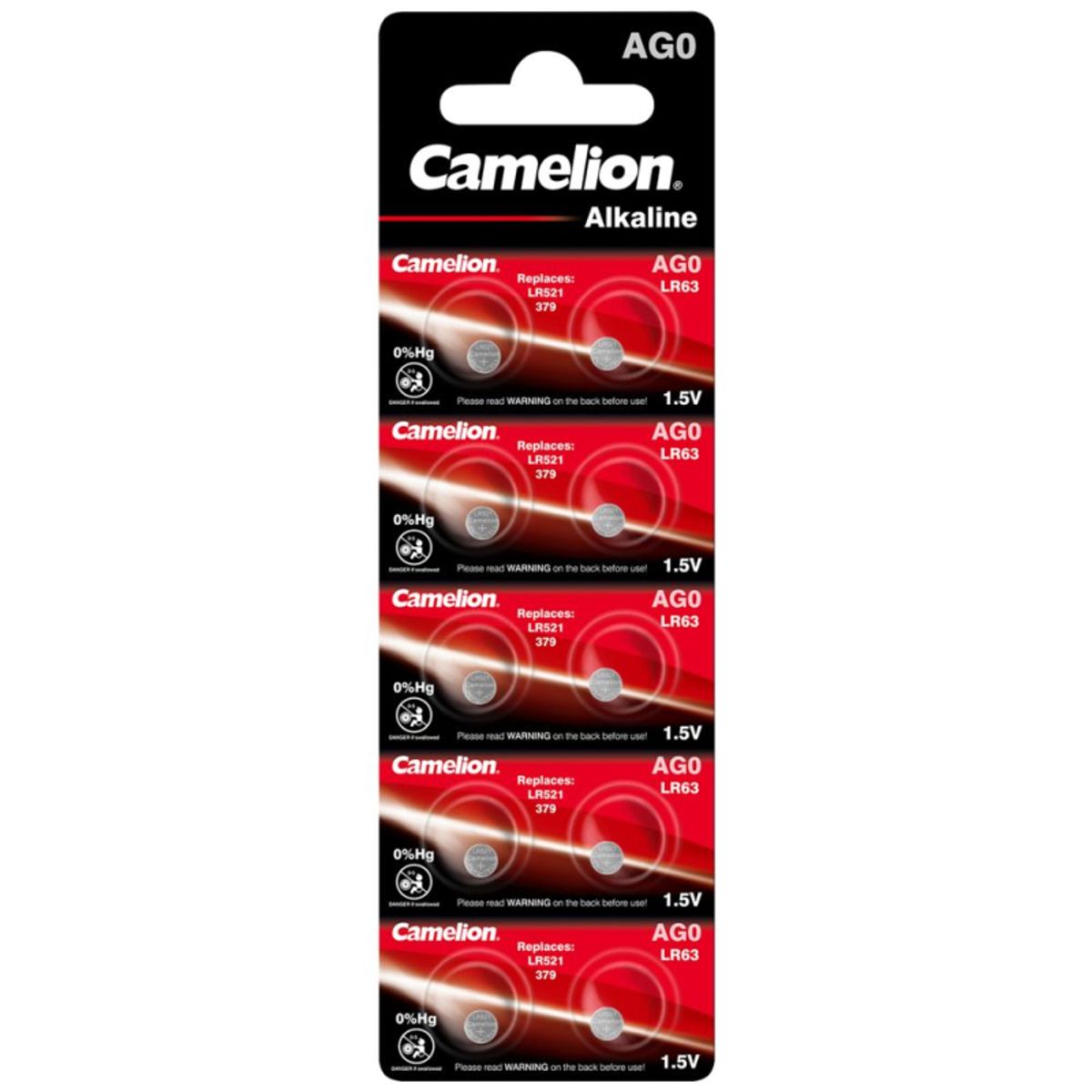 Camelion AG0/LR63 Alkaline, 10-pak