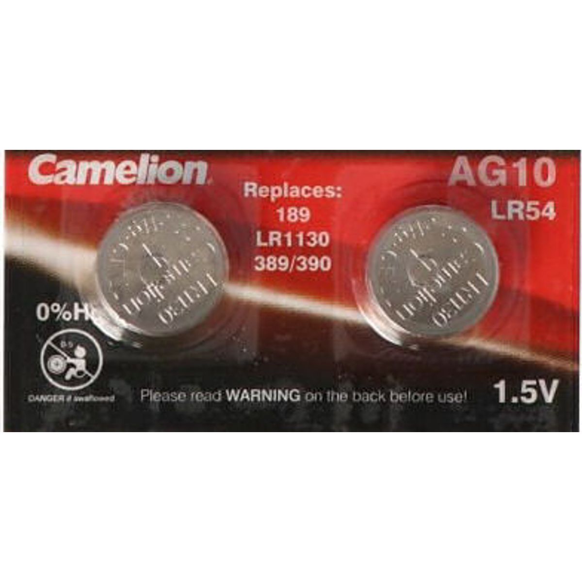 Camelion AG13/LR44, 2-pak