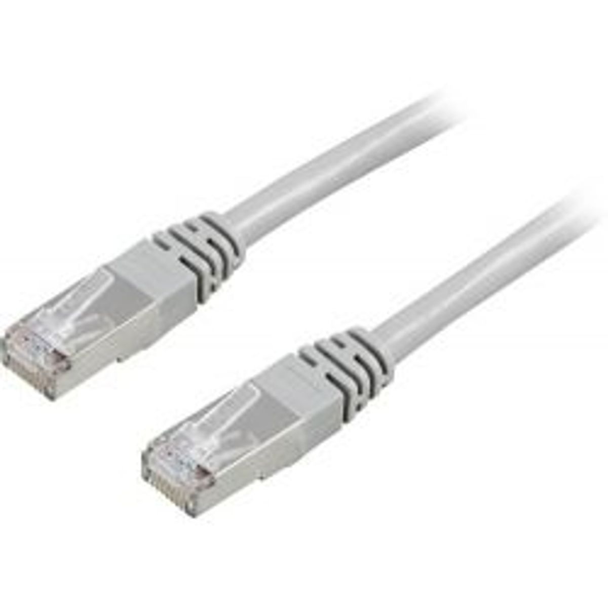 Deltaco F/utp Cat5e Patch Cable, 2m, 100mhz, Grey - Ledning