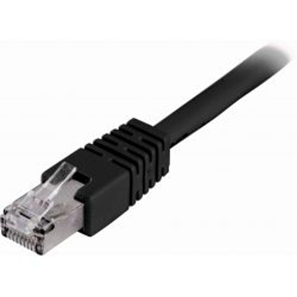 Deltaco F/utp Cat6 Patch Cable 5m, Black - Ledning