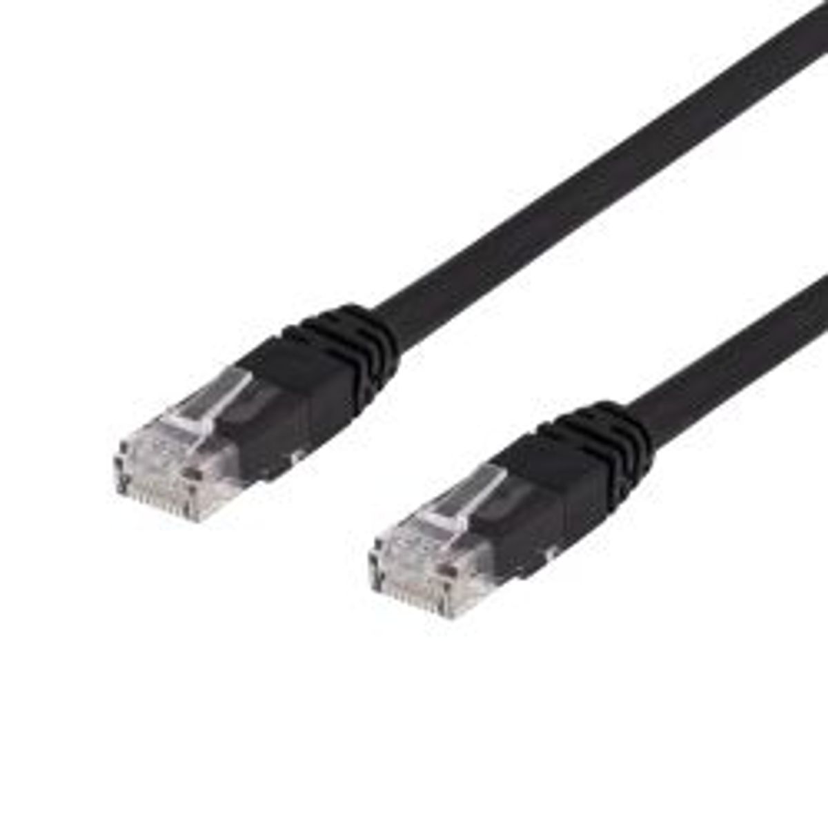 Deltaco U/utp Cat6 Patch Cable 1.5m, Black - Ledning