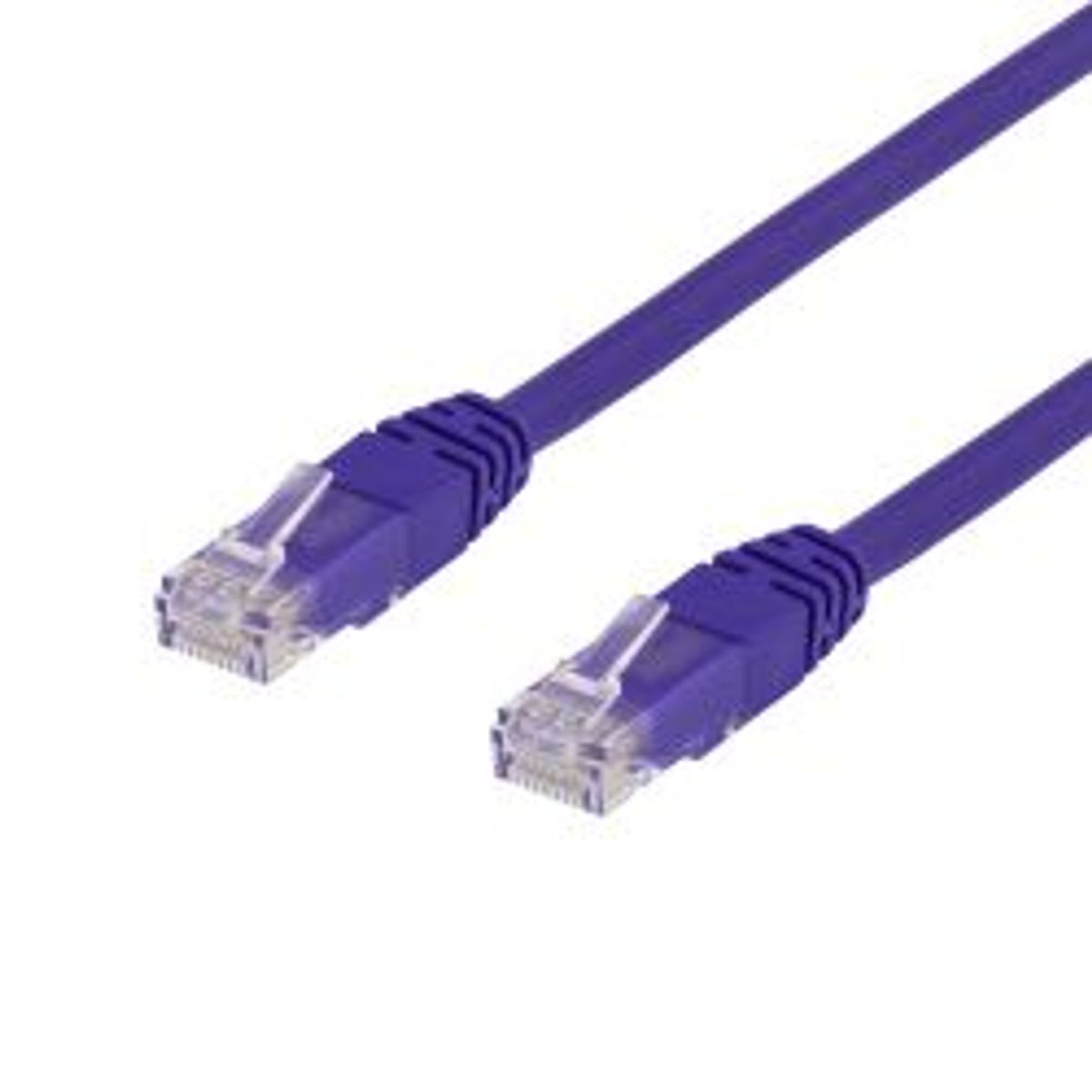 Deltaco U/utp Cat6 Patch Cable, (lszh), 1.5m, Purple - Ledning